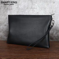 Smart King New For Men Genuine Leather Business Wallet Casual Clutch Bag Soft Sheepskin Handbag