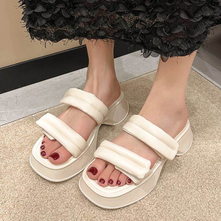 ขายดีที่สุด-ioztt2023-sense-slippers-women-39-s-summer-fashion-2022-new-platform-flip-flops-ins-trendy-pop-cool