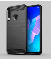 เคส Huawei Y7P,เคสฝาหลังซิลิโคนนิ่ม TPU คาร์บอนไฟเบอร์เกราะ HuaweiY7P