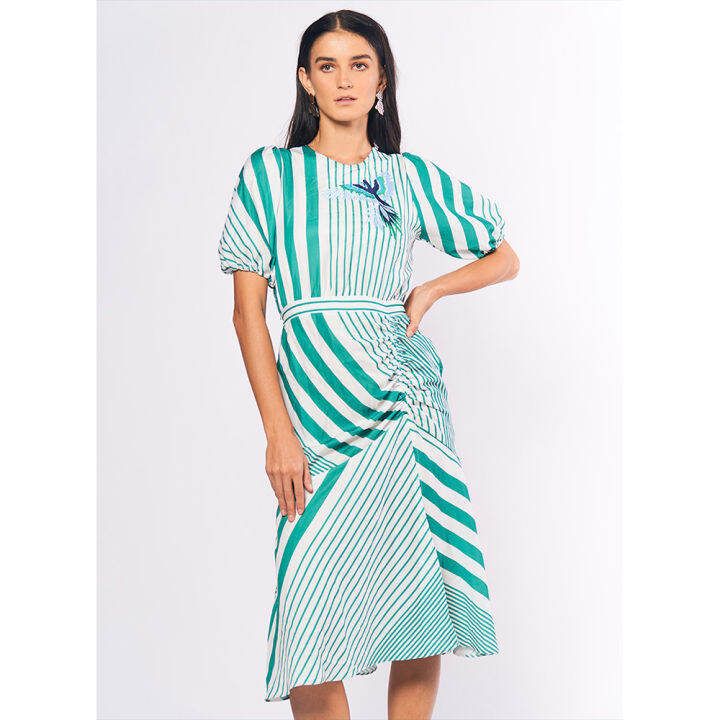 Analogous Blaike Short Sleeve Dress (Multi) | Lazada PH