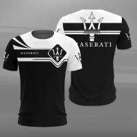 （Can Customizable）Summer Fashion Maserati 3D Men T-shirt Trendly Casual Personality Printing Tees Street O-neck Short Sleeve Tops（Adult and Childrens Sizes）