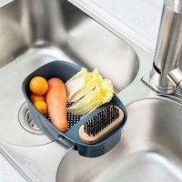 【CC】✆♨  Hanging Basket Sink Sponge Drain Holder Rack Storage