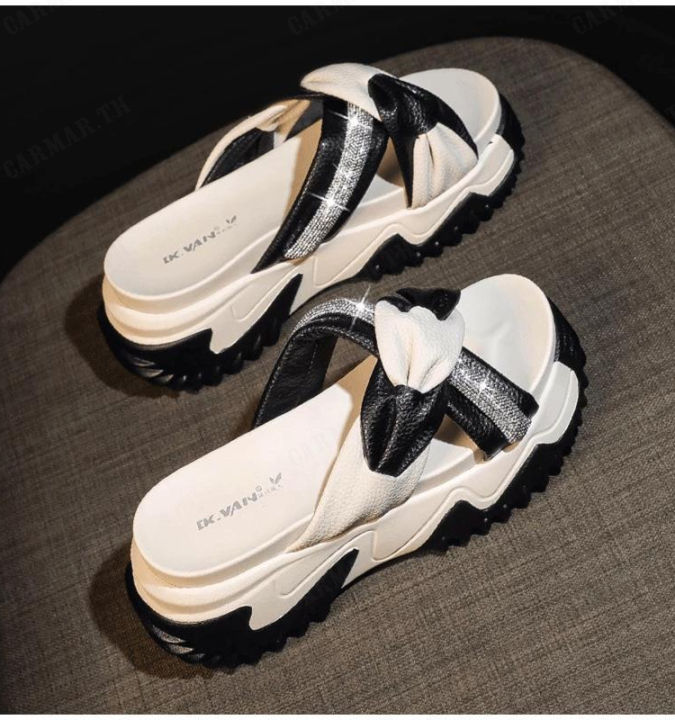 carmar-รองเท้าสตรีสไตล์นางฟ้าที่มีพื้นหนังหนาและสายรัดแบบกาว-สวยงามและเท่ห์อย่างสุดใจ