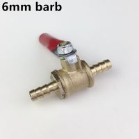 6mm-12mm Barb ss Ball Valves Water Oil Air Gas Fuel Shutoff Valve Fittings