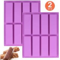 Large Rectangle Silicone Mold, Cereal Bar Molds Handmade Soap Moulds Soap DIY Moulds Chocolate Mold Baking Tools Pastry Tools