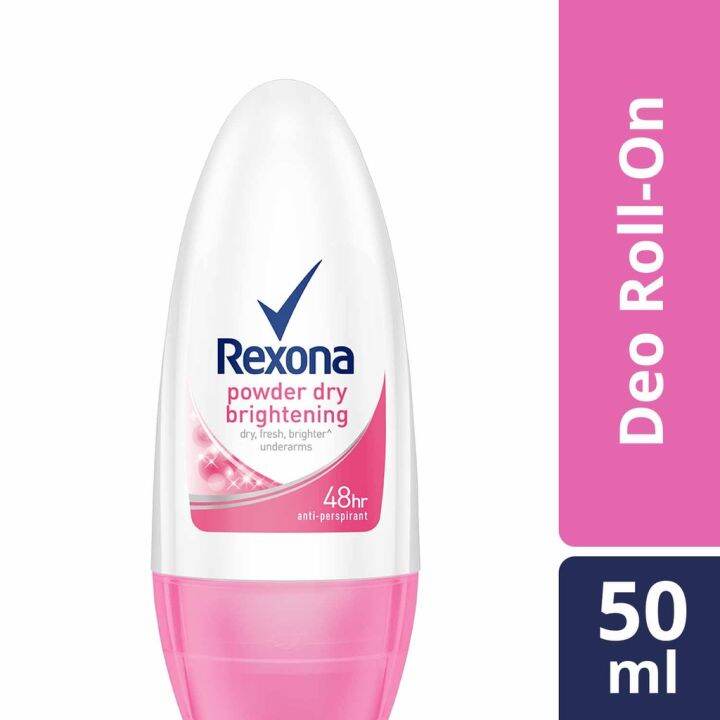 Rexona Powder Dry Underarm Roll On Deodorant For Women, 50ml free shipping