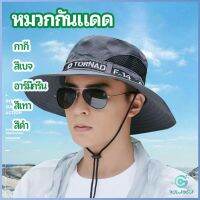 Yolanda หมวกกันแดด หมวกปีนเขา หมวกกลางแจ้ง มีตะข่ายระบ่ายอากาศ sun hat