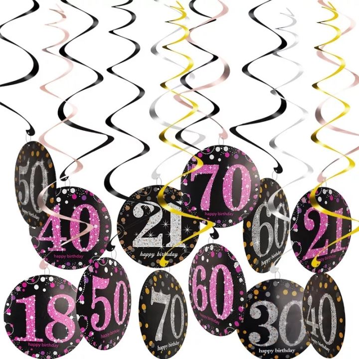 6pcs-pack-happy-birthday-swirl-1-18-21-30-40-50-60-70-years-old-birthday-spiral-hanging-ornaments-baby-shower-decoration