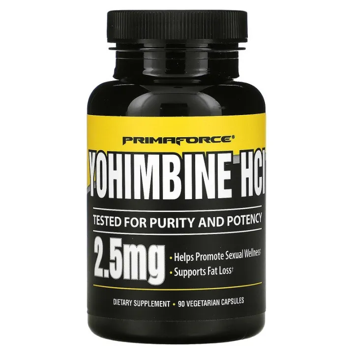 Yohimbine HCl, 2.5 mg, Fat Burner, 90 Vegetarian Capsules Lazada PH