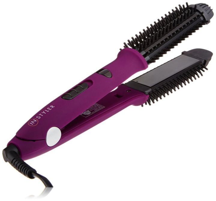 instyler-lonic-styler-pro-เครื่องม้วน-amp-หนีบผม-ความร้อนแผ่นเซรามิค-4-in-1-พร้อม-led-บอกอุณหภูมิแบบมัลติฟังก์ชั่น-สีม่วง