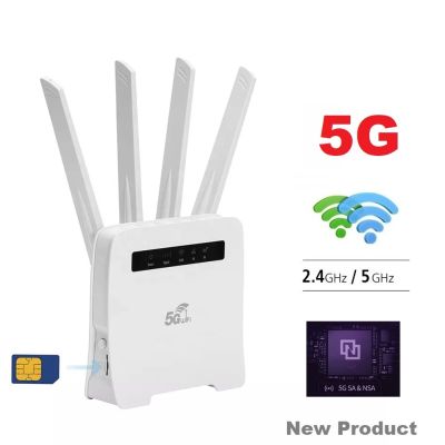5G Router เราเตอร์ 5G ถอด เปลี่ยน เสา ได้ รองรับ 5G 4G 3G AIS, DTAC,TRUE ,NT (My-Cat ,TOT)