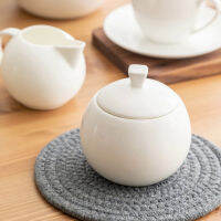 Concise Nordic Style HiGHT TEA Tanque De Açúcar Com Tampa,Coffee House Coffeware, Cube Sugar Bowl, Bone Spice Jars, Drop Shpping