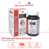 Giảm Gout và acid Uric Baigute hộp 20 viên hiệu quả sau 4 tuần, giảm đau nhức khớp do gut thumbnail
