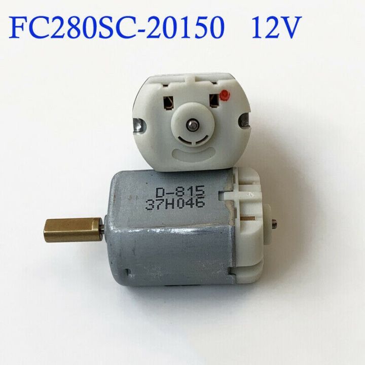 มอเตอร์กระจกมิลลิ่งแบบแบนสองชั้น-motor-listrik-dc-12v-fc-280sc-20150ขนาดเล็กสายไฟตัวล็อกประตูรถประตูรถมองหลังรถยนต์