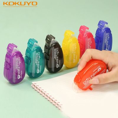 1pcs Kokuyo Dotliner Glue Stick Multi Color Portable Size Double Sided Tape Adhesive for Album Diary Photo Office School F185