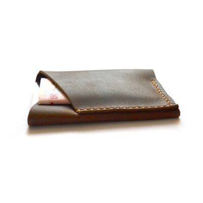 Handmade Leather Mens Card Holder Wallet Minimalist Genuine Leather Credit Card Wallet for Men Personalised Credit Card Case Card Holders