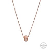 WEST ISLAND LONDON สร้อยคอ จี้ห้อยคอ WN RG7-WI9623313 Darlene Necklace  - Rose Gold Plating - Nickel Free - Surgical Grade - IGPU21-2