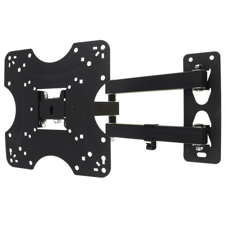 22kg-adjustable-frosted-material-tv-wall-mount-bracket-flat-panel-tv-frame-with-wrenchcable-clip-for-17-42inch-lcd-led-monitor