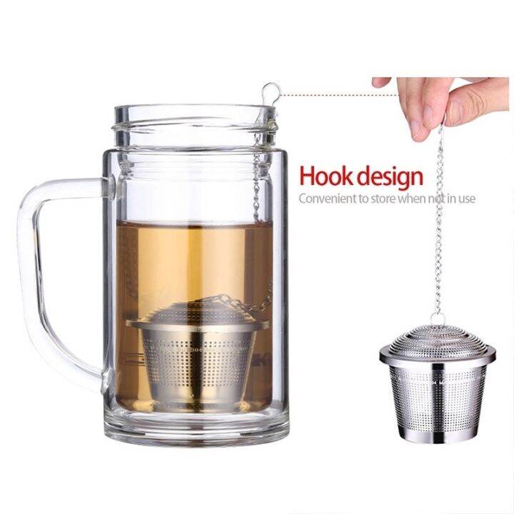 【Ready Stock】 Stainless Steel Seasoning Ball Seasoning Pot Tea Bag Stewed Meat Ball Filter Ball