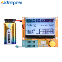 Aideepen LCR-T4-MAX ทดสอบทรานซิสเตอร์ไดโอด T Riode ประจุ ESR Meter MOS Pnp/npn ที่มีตัวเก็บประจุเหนี่ยวนำ ESR ฟังก์ชั่นการทดสอบ12864LCD