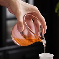 [COD] fair glass thickened heat-resistant tea divider high-end kung fu set sea