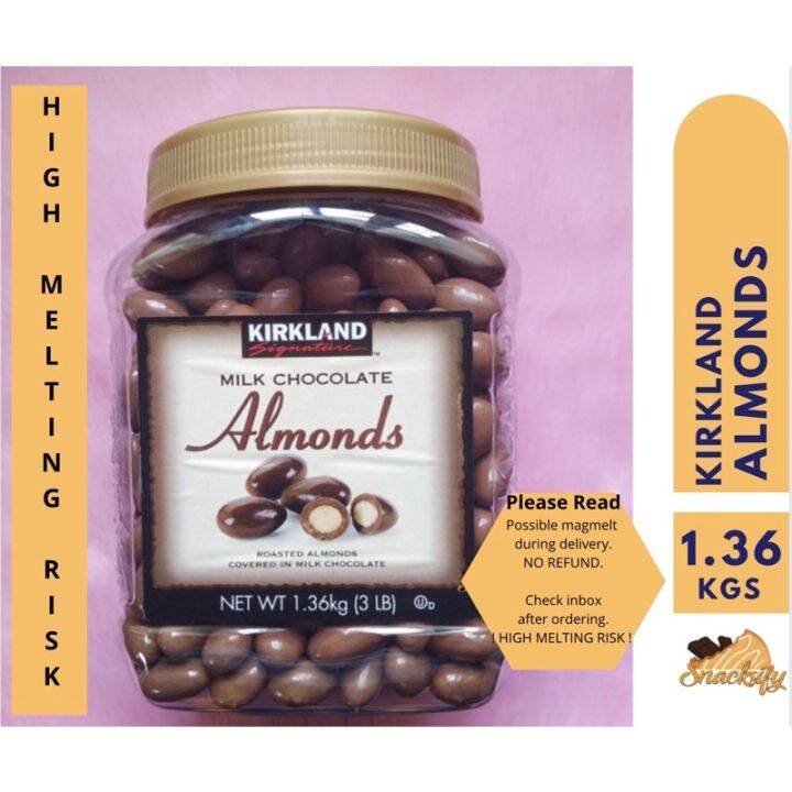 chocolate Kirkland Almonds 1.36 kgs Kirkland Milk Chocolate with