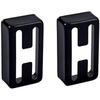 2 Pcs Guitar H Hole Pickup Cover Black Humbucker Cover for Eletric Guitar Accessories,Suitable for Humbucker Pickup of Electric Guitar