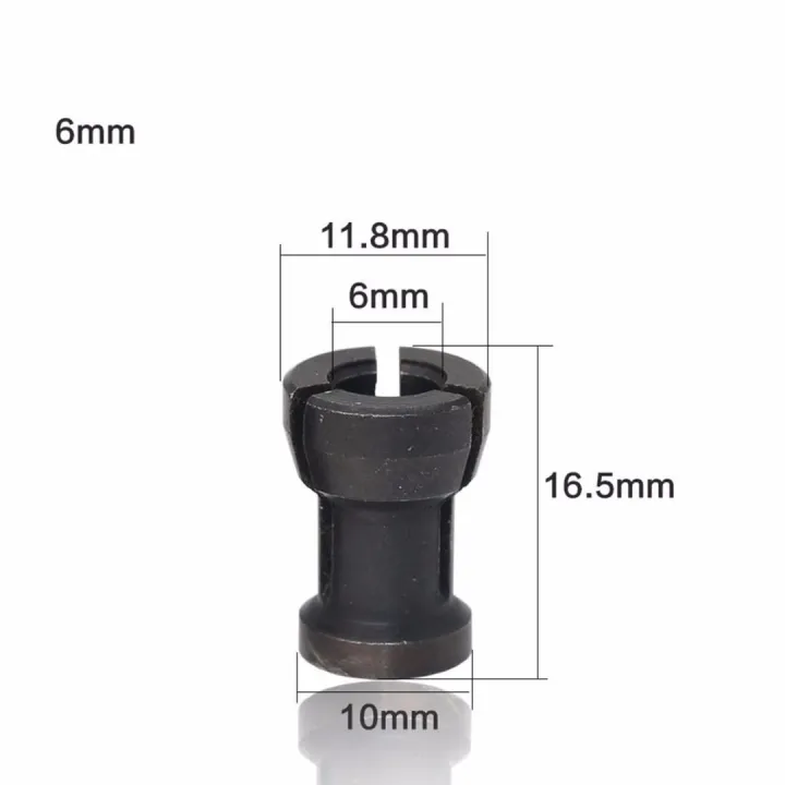 SRONTT 6mm 6.35mm 8mm Router Bit Collet Extension Rod Wood Engarving ...