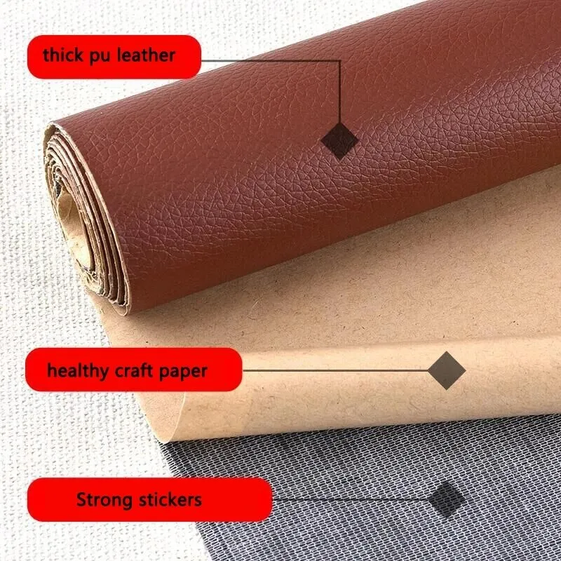 Leather Repair Patch,DIY Self-Adhesive Leather Repair Tape Fix Tear Kit for  Couches,Handbags,Furniture, Drivers Seat, Sofas, Car