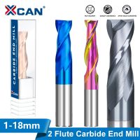 【DT】hot！ XCAN Milling Cutter 2 Flute Router Bit 1-12mm Tungsten Carbide End Mill 45 Machine Tools