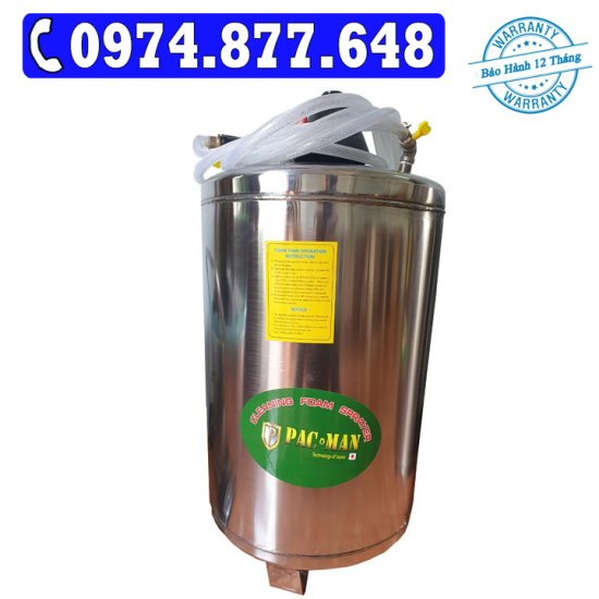 Giá hủy diệt bình phun bọt tuyết inox 80l pacman 304 80  có bảo hành 12 - ảnh sản phẩm 1