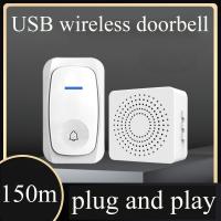 ▦✐ Wireless Doorbell 38 Rings Intelligent Smart Door Bell Chime 150m Remote Waterproof Hot Smart 433MHz Home Welcome Doorbell