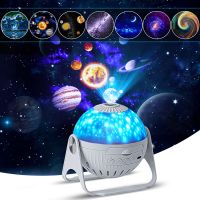 25 in 1 LED Star Night Lights Galaxy Projector Rotate Planetarium Starry Sky Projector Lamp Kids Bedroom Room Decor Nightlights-vn4958570