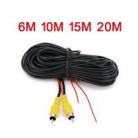 ☞✿ 6 Meters 10M 15M 20M Car Truck RCA Video Extension Cable Male to Male with trigger wire for Backup Camera Rear View Parking