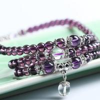 108 Prayer Beads Tiger Eye Stone Bracelet Necklace Crystal Strand Mala Rosary Buddhist Buddha Lover Lucky Amulet Jewelry