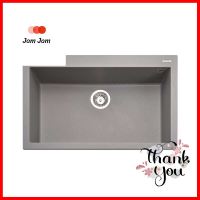 ซิงค์ฝัง 1 หลุม METRIX KIN100TN สีไทเทเนียมเกรย์BUILT-IN SINK METRIX KIN100TN 1B TITANIUM GREY **คุณภาพดี**