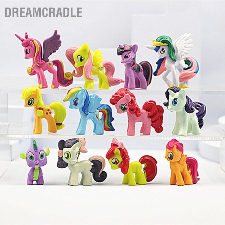 โพนี่-โพนี่ยูนิคอน-ของเล่นเด็กผญ-dreamcradle-โมเดลฟิกเกอร์-รูปม้าโพนี่เจ้าหญิง-หลากสี-ขนาดเล็ก-น่ารัก-สําหรับตกแต่งบ้าน