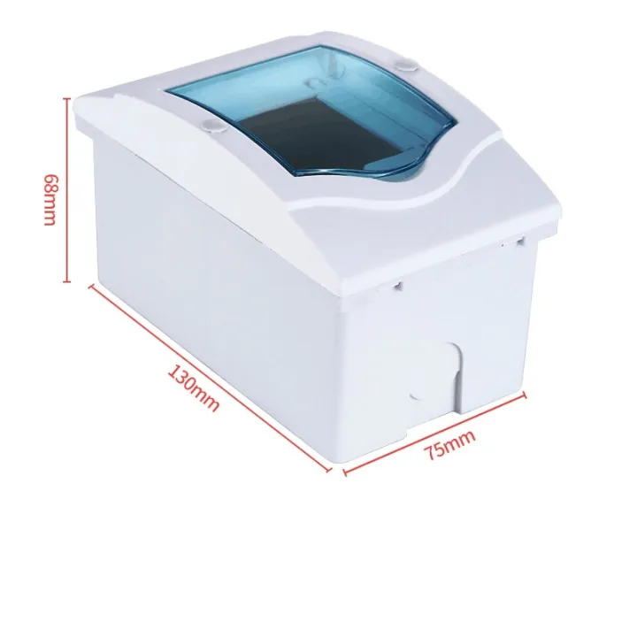 กล่องการกระจายไฟฟ้าพลาสติก2-4ทางกล่อง-mcb-กล่องกระจายแบบติดตั้ง