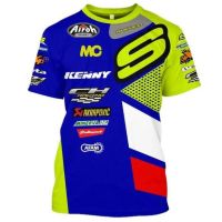 New Sherco Kenny Team Racing T-Shirt Tee Customized Motorcycle Riding T Shirt Men New 3D Top Crop