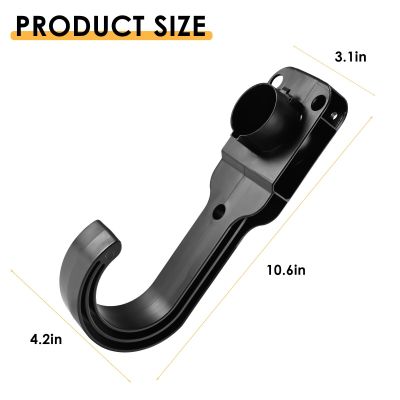 Goramsay Wall EV Charger Cable Holder Gun Head Socket For Type1 EVSE J1772 Connector Plug Charging Electric Car Cable Organizer