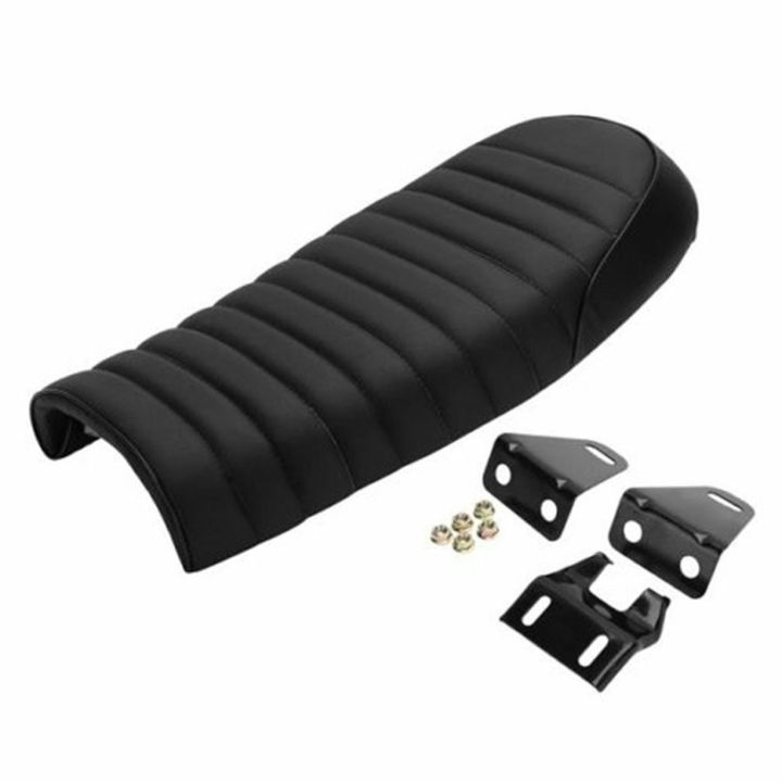 ราคาถูก-cg125-universal-motorcycle-flat-vintage-seat-cushion-saddle-for-cafe-racer