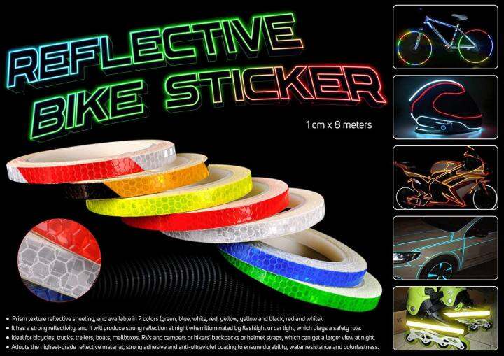 bike warning stickers