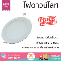 ใหม่ล่าสุด ไฟเพดาน โคมไฟดาวน์ไลท์ RPL105LED6WWW L&amp;E AL/PL WH4"RD ส่องสว่างทั่วบริเวณ ใช้ได้กับขั้วหลอดมาตรฐาน Downlight