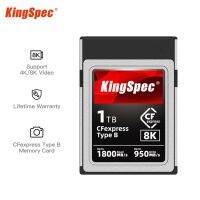 Kingspec Cfexpress การ์ดความจำ128G 256GB 512GB 1TB CF Express Pcie Type 3.0X2 Memoria สำหรับกล้อง SLR แบบดิจิทัลวิดีโอ RAW 4K 8K