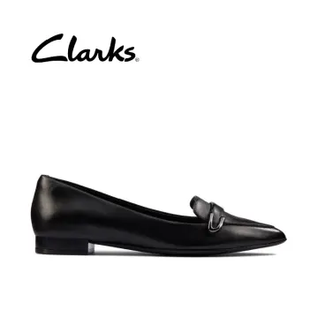 Clarks black loafers outlet womens