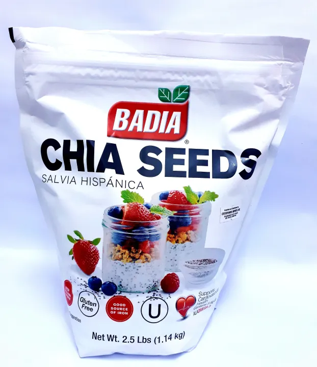 Badia Chia Seed 2.5lbs 1.14KL Expiry date 1/2023 Lazada PH