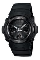 Casio G-Shock นาฬิกาข้อมือผู้ชาย สายเรซิ่น รุ่น AWG-M100B,AWG-M100B-1A - สีดำ