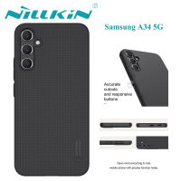 Nillkin เคสสำหรับ Samsung Galaxy A34 5G เคส Samsunga34ฝาหลังคลุมทั้งหมดสลิมเคส Frosted พิเศษ