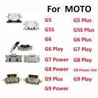 10ชิ้นตัวเชื่อมต่อไมโคร USB ชาร์จพอร์ตแท่นปลั๊กหัวเสียบสำหรับ Motorola Moto G5 G5s G6 G7 G8 G9 Plus Play Power Lite ซ่อมแซม