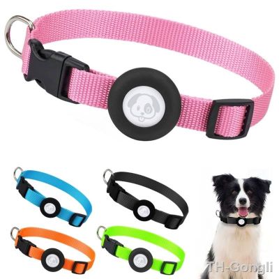 【hot】●  Dog Airtag Collar Anti-Lost Adjustable Necklace with for Air Tag